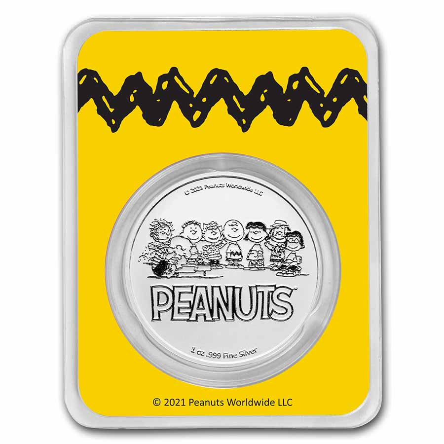 Peanuts® Sunset Surfing Snoopy 1 oz Colorized Silver | eBay